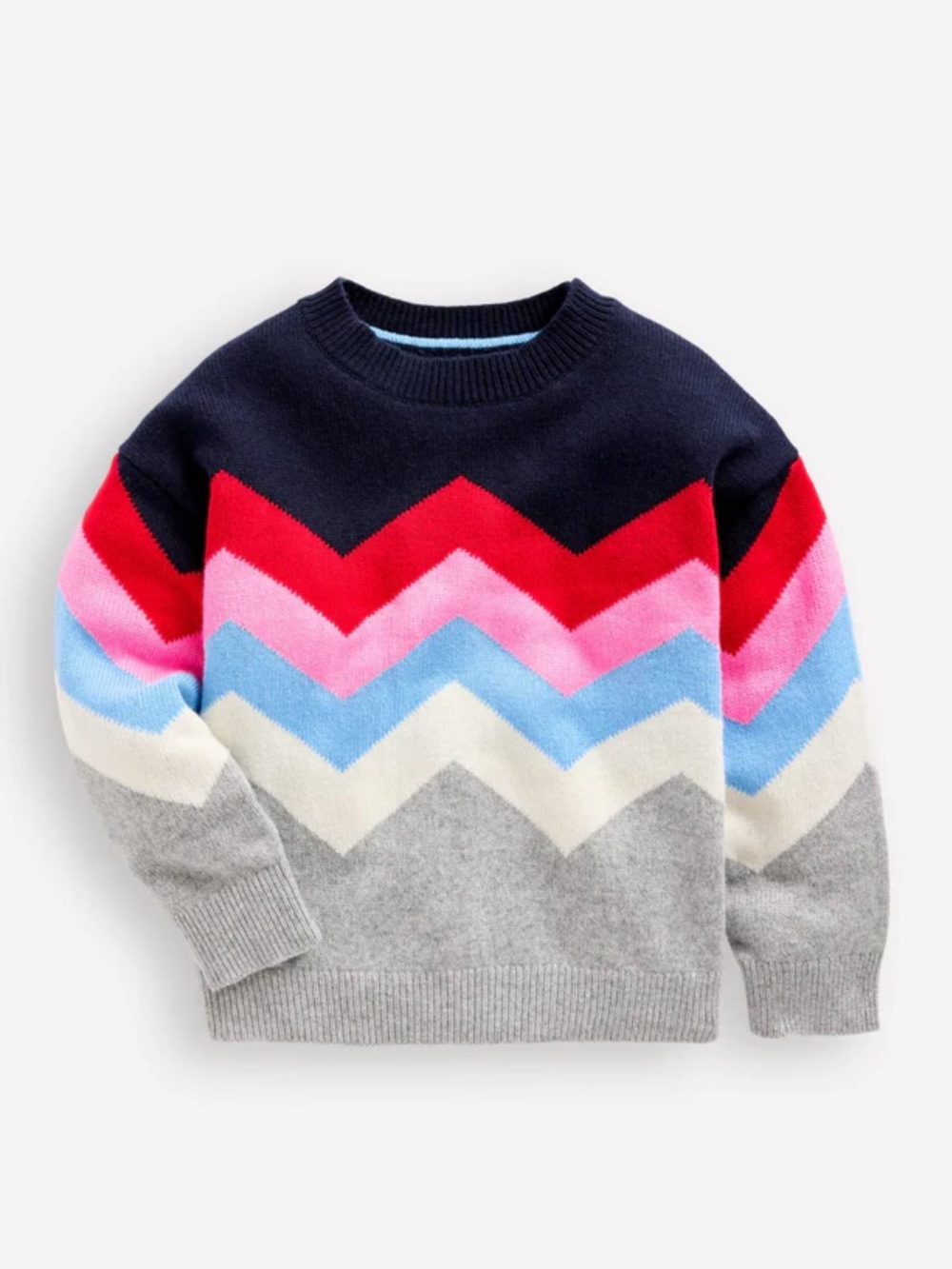 Mini Boden Zig Zag Sweater